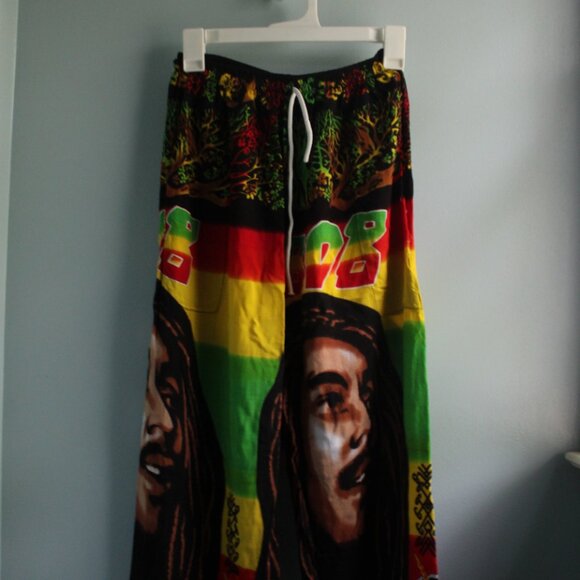 Bob Marley pajama pants, size ~S-M - Picture 1 of 4